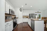 Large walk in pantry - lights up when opened