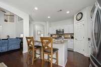 Dining with just the two of you?  Leave table set for guests!