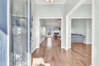 Open the doors into your spacious foyer with tons of natural light!