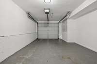 Larger sized single garage.