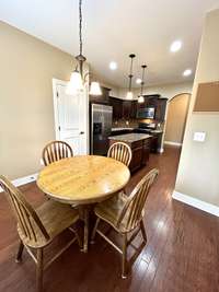 Recessed lighting makes cooking and doing tasks easily with its bright lights!