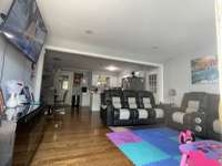 New Hardwood Floor in Living Room, Kitchen and Dining Room