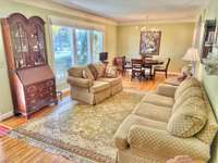 Living Room - with large front windows.