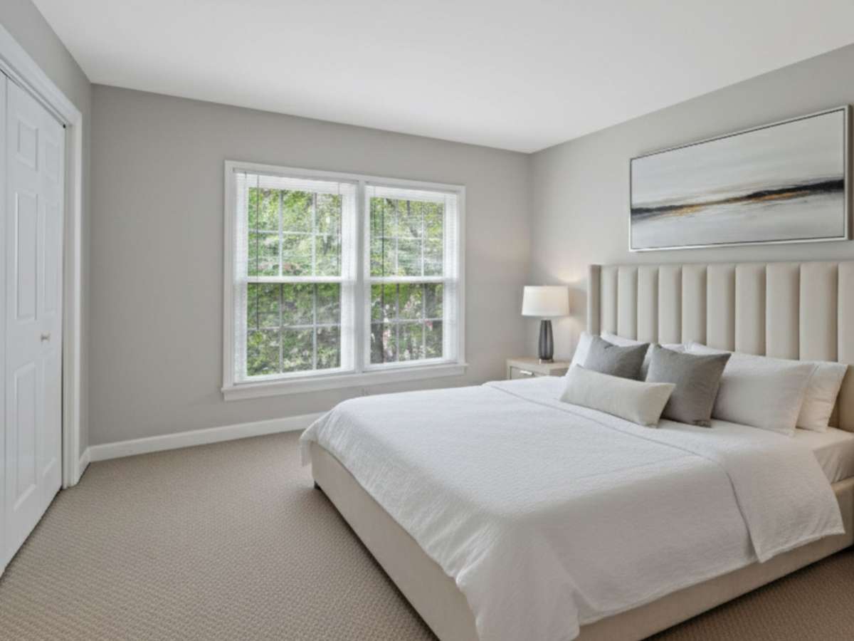 Digitally Staged Bedroom
