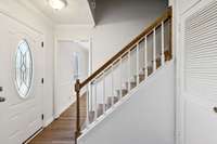 The home has been painted throughout with a light color giving it a warm roomy feel.