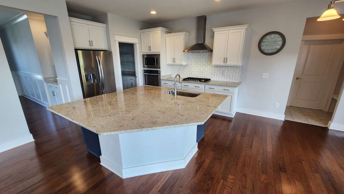 A perfect kitchen layout for any chef! Don’t overlook the upgrades like gas stove top, stainless appliances and huge island!