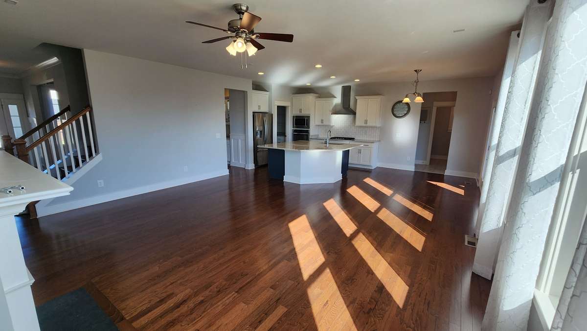 Modern colors and only the finest of craftsmanship!  Not to mention, recessed lighting, ceiling fans, upgraded multiple large windows for lots of natural light.