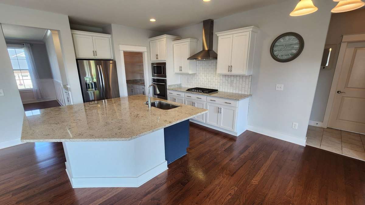 Easy access from the garage to the kitchen to carry in all the groceries especially during all the inclement Middle TN weather!