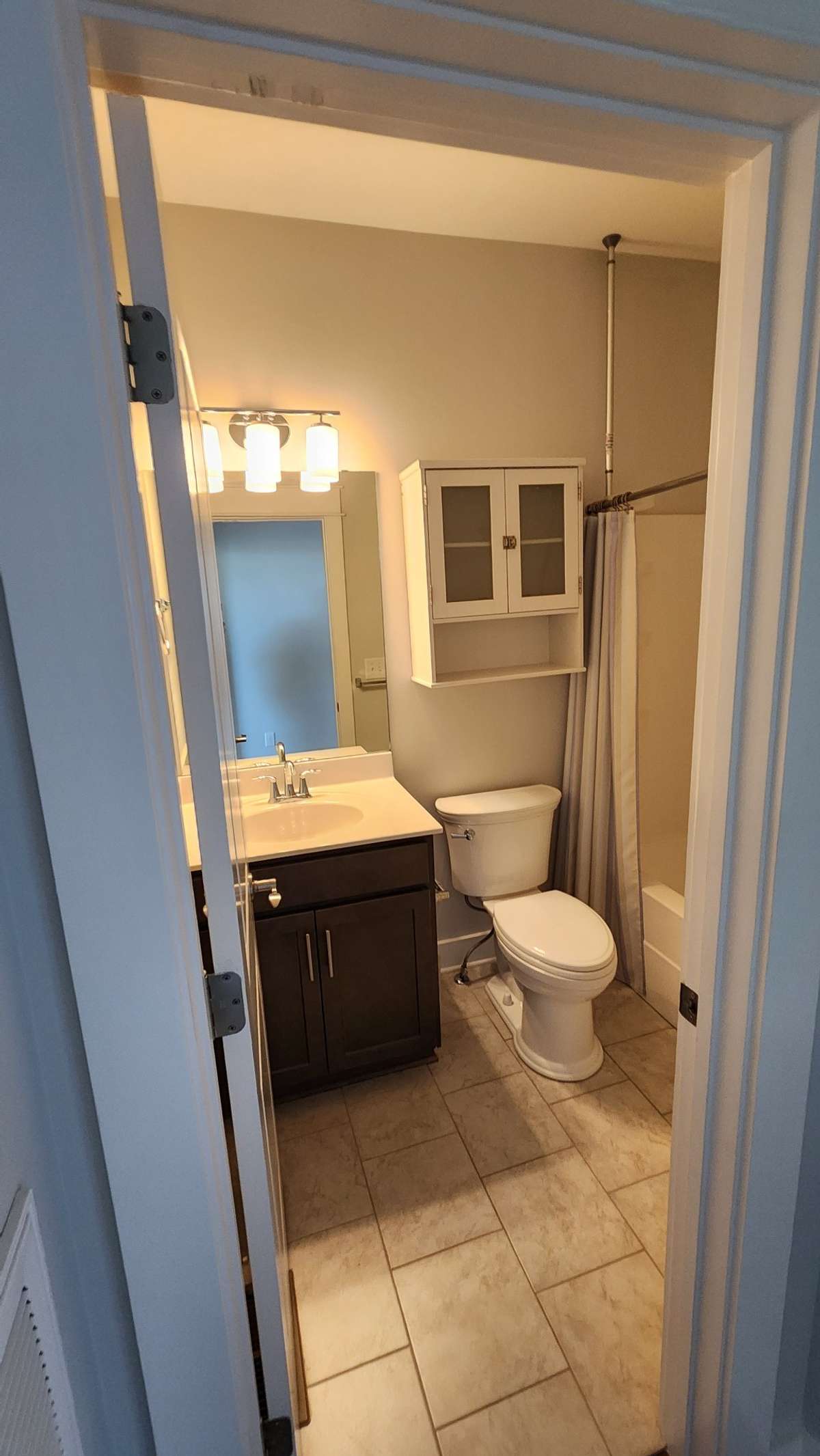 Full bath on main floor.