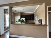 Awesome pass thru so while in kitchen you don't miss the action