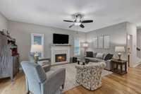 Great Room with gas burning fireplace