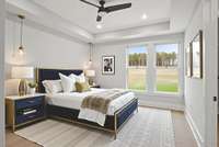 Virtually Staged Photo for Inspiration Only and to Showcase How Space Can Be Used & Furnished.