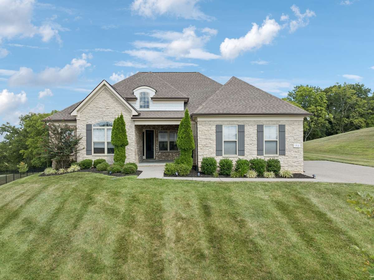 Large front yard