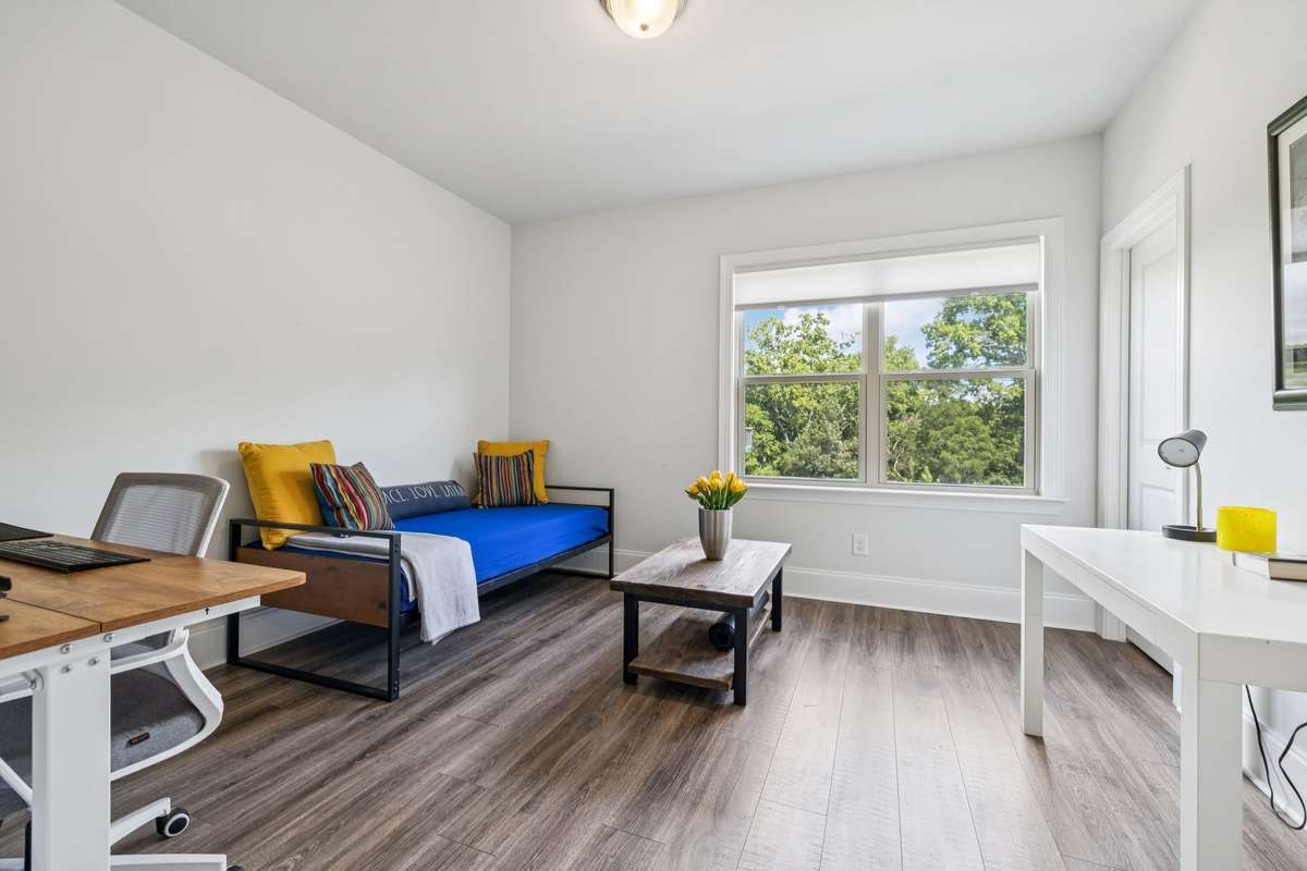 Guest bedroom on 2nd floor, designed for privacy.