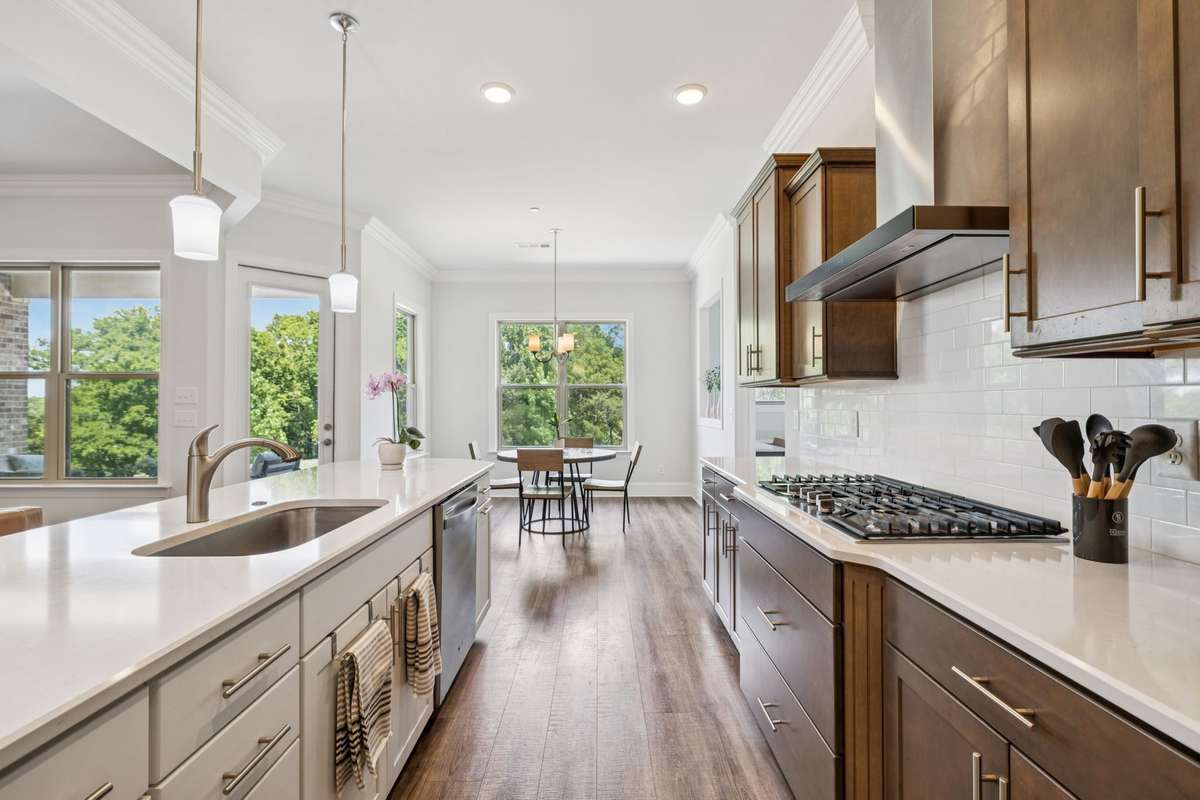 An eat-in nook for easy access dining.
