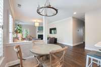 Breakfast nook or bar seating - you choose!