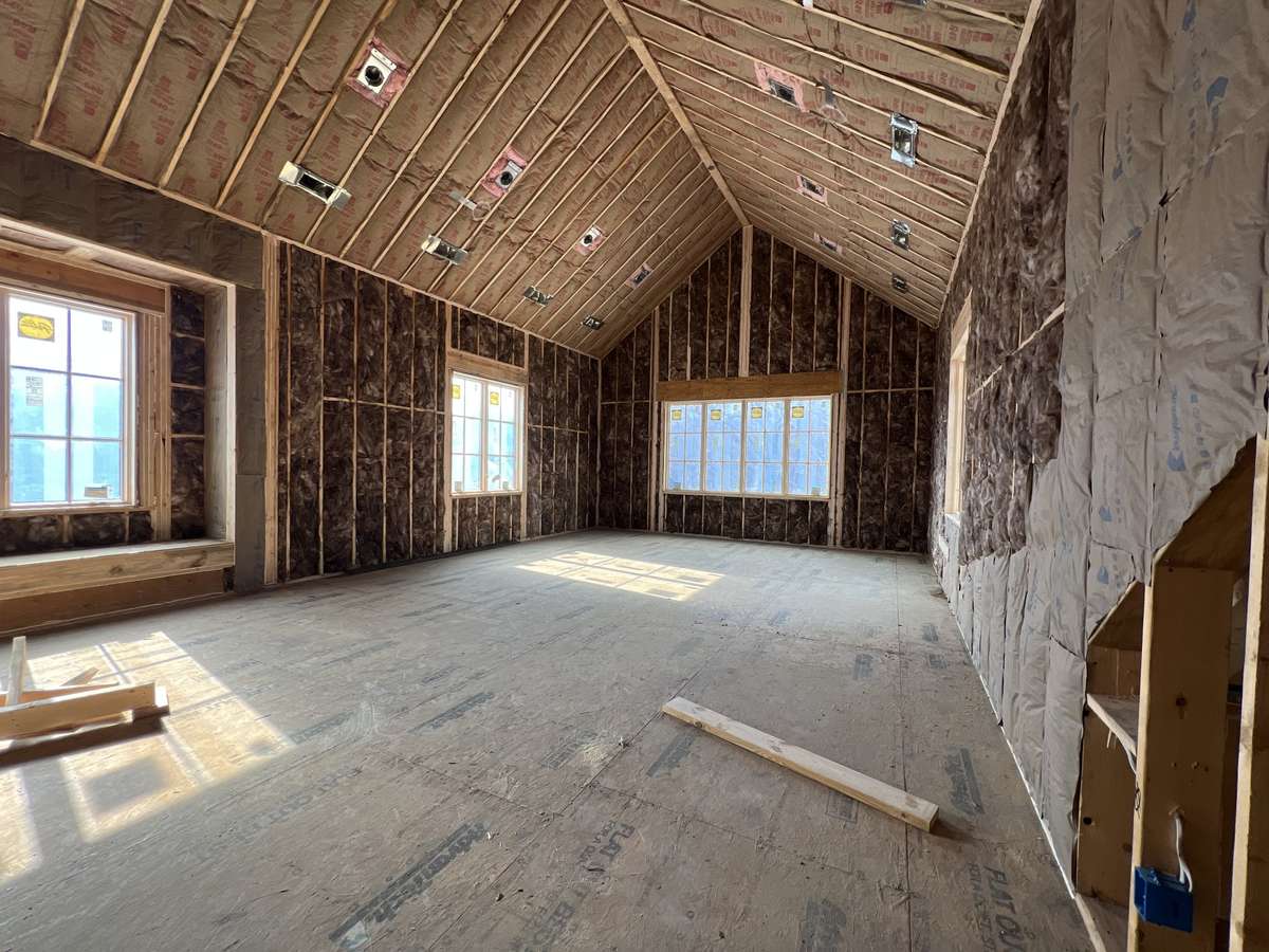 Large Bonus Entertainment space on upper level.
*this home is under construction.  Photo taken: 11/22/25