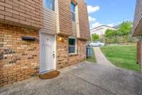 End Unit Townhome -- Front Entrance -- Pull to the Back of the Community for Convenient Parking and Quick Access.