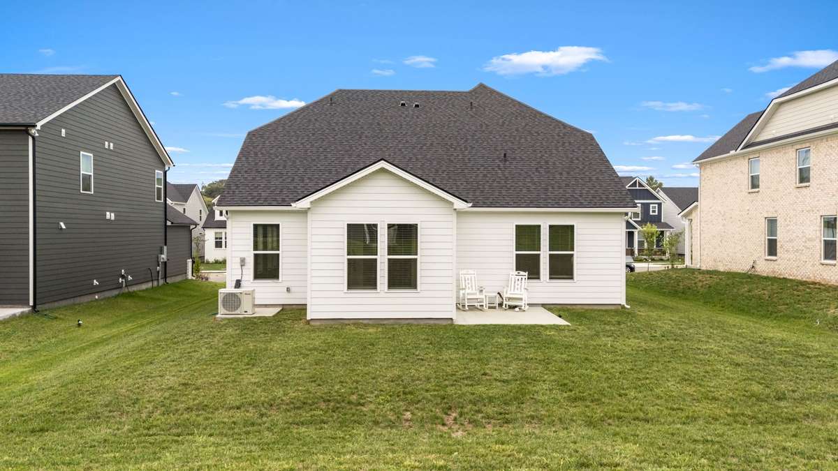 Large backyard with option to fence-in.