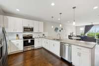 Modern kitchen featuring sleek cabinetry, stainless steel appliances, and ample counter space—perfect for everyday cooking and entertaining.