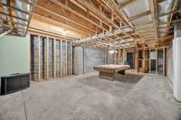 Partially Finished Basement