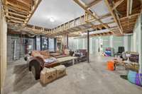 Partially Finished Basement