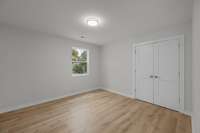 All of the bedrooms feature large closets.