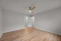 Another view of the primary bedroom.