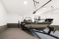 This spacious garage can handle all your needs