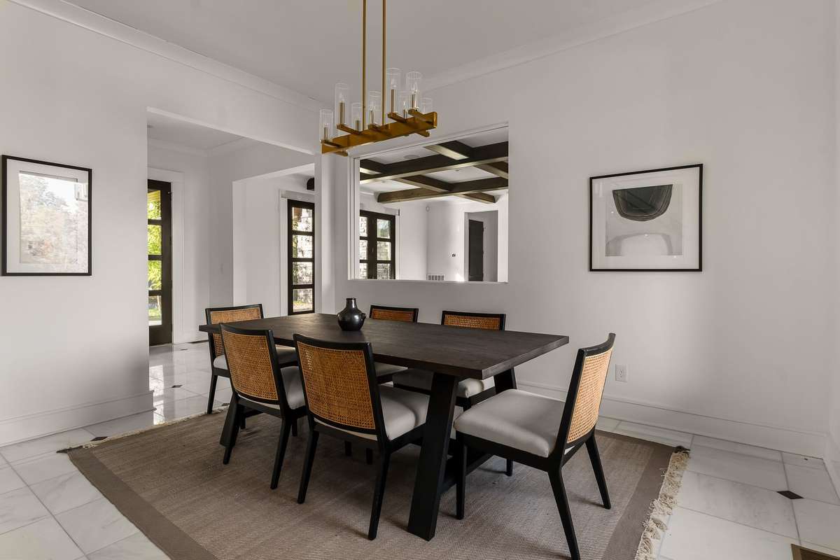 Formal dining space