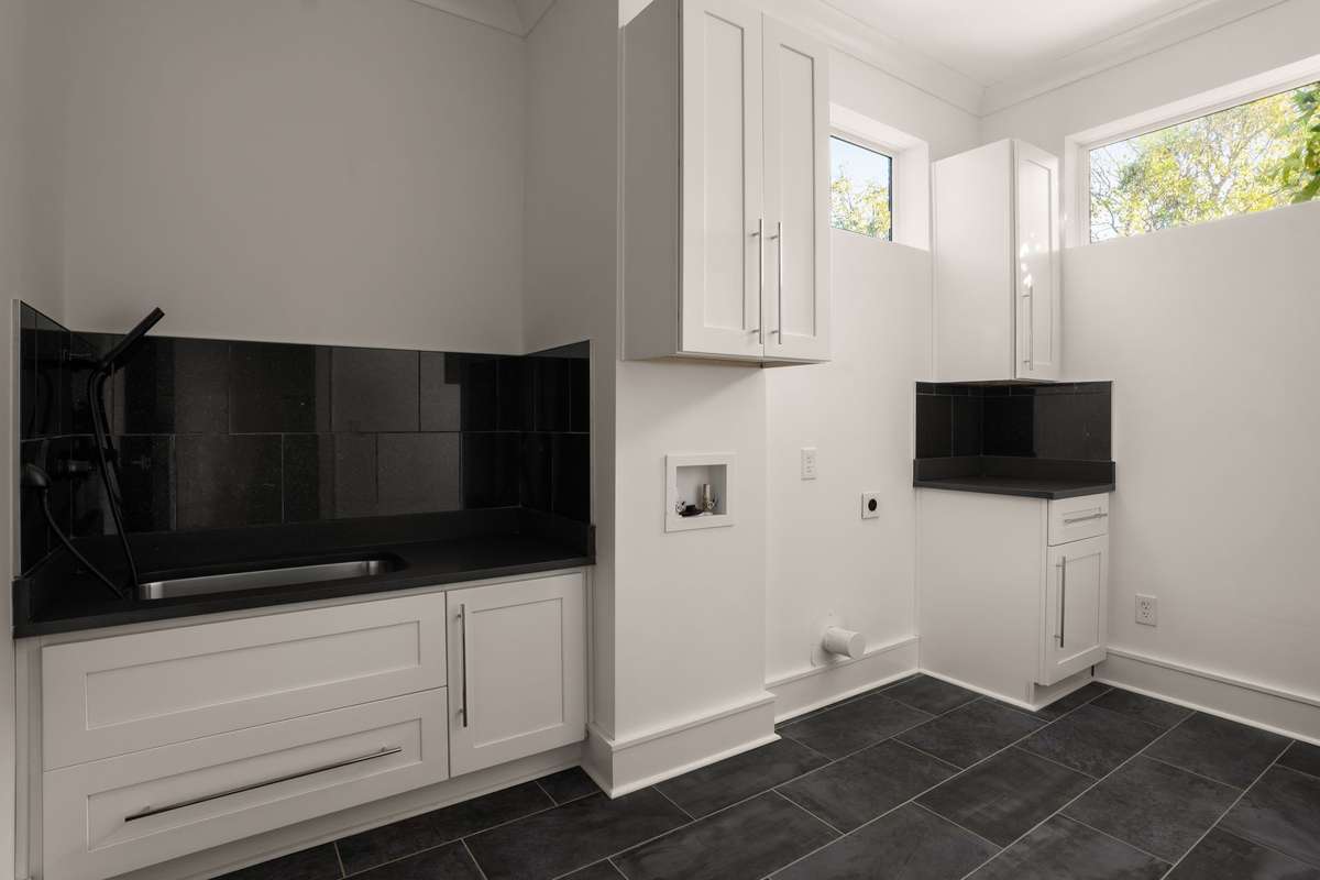 1st floor laundry with dog wash