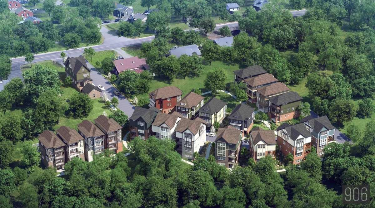Rendering of Completed Shelby Green Community