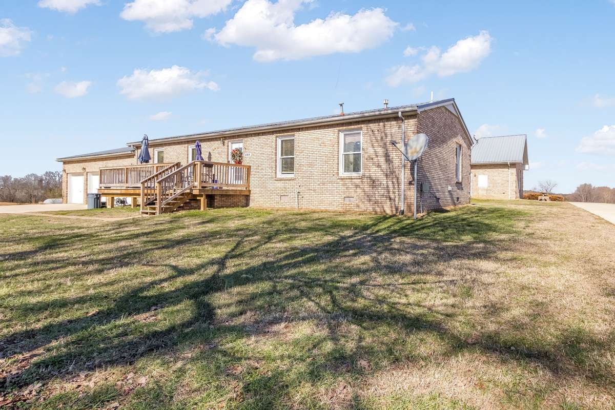 Like the main house this home is fully brick, however this home offers 3 bedrooms and 2 full bathrooms.