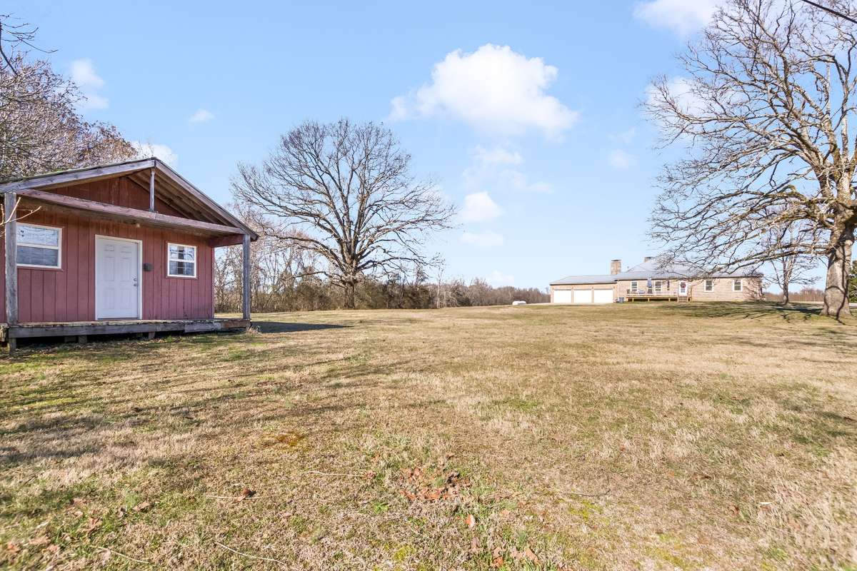 Here is a view showing just how far away from the other homes this building is located.