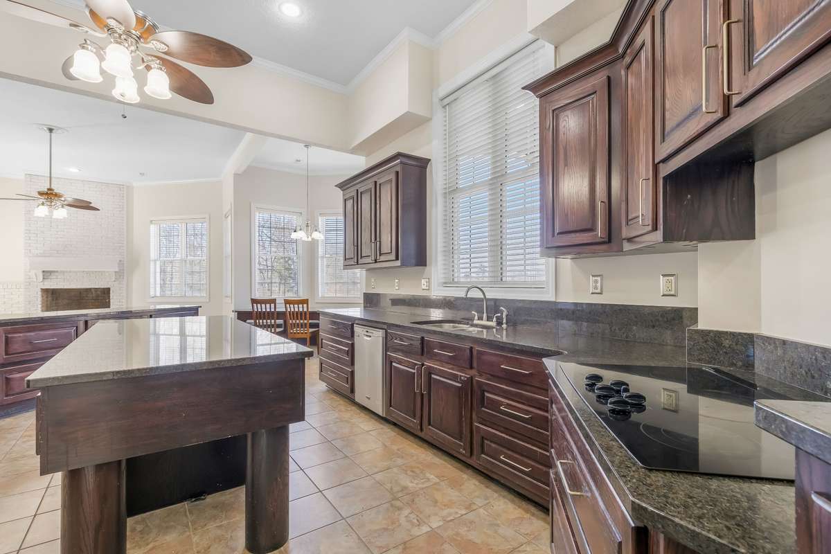 Tons of storage offered both cabinets and drawers alike. This kitchen is designed with you in mind.