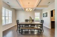 Formal Dining Room Staged