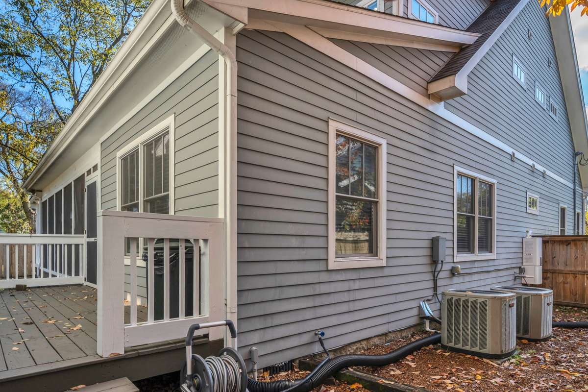 Current owners have never had pets, but this area would be great as a designated dog run.