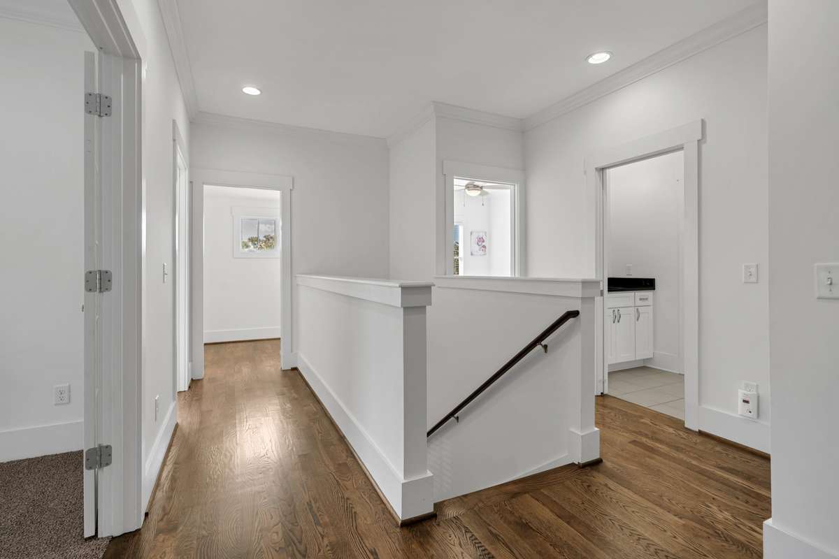 View from the upstairs landing.
