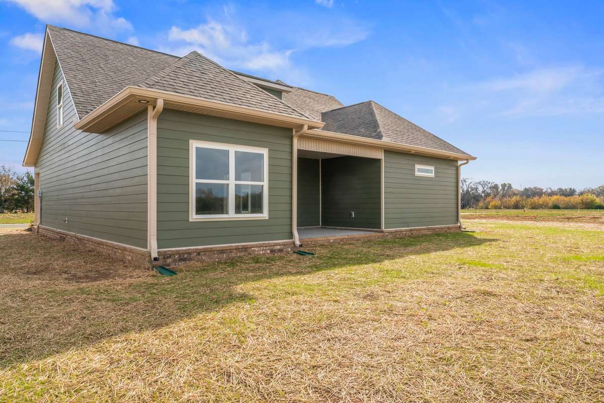 Enjoy the beautiful sunsets from the covered back porch!