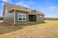 Enjoy the beautiful sunsets from the covered back porch!