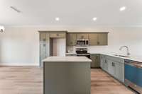 Stainless steel appliances are what a new construction home needs!