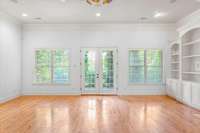 Main Level Great Room looking toward Covered Outside Veranda