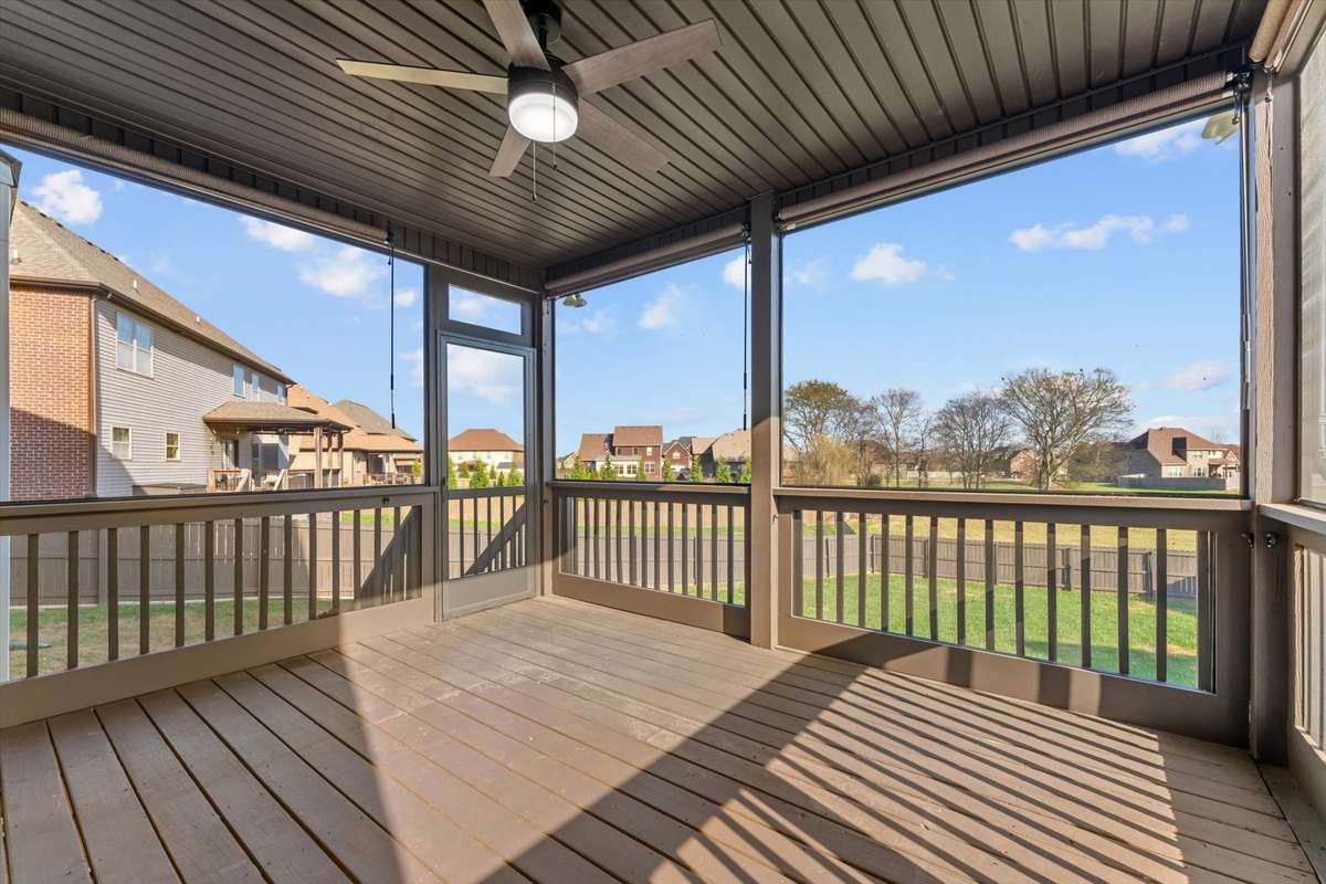 Covered and Screen Deck
