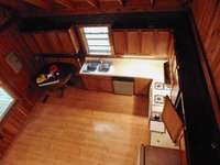 Kitchen view from loft.