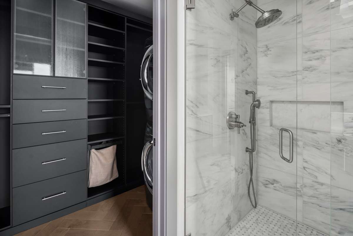 Tile floors in shower