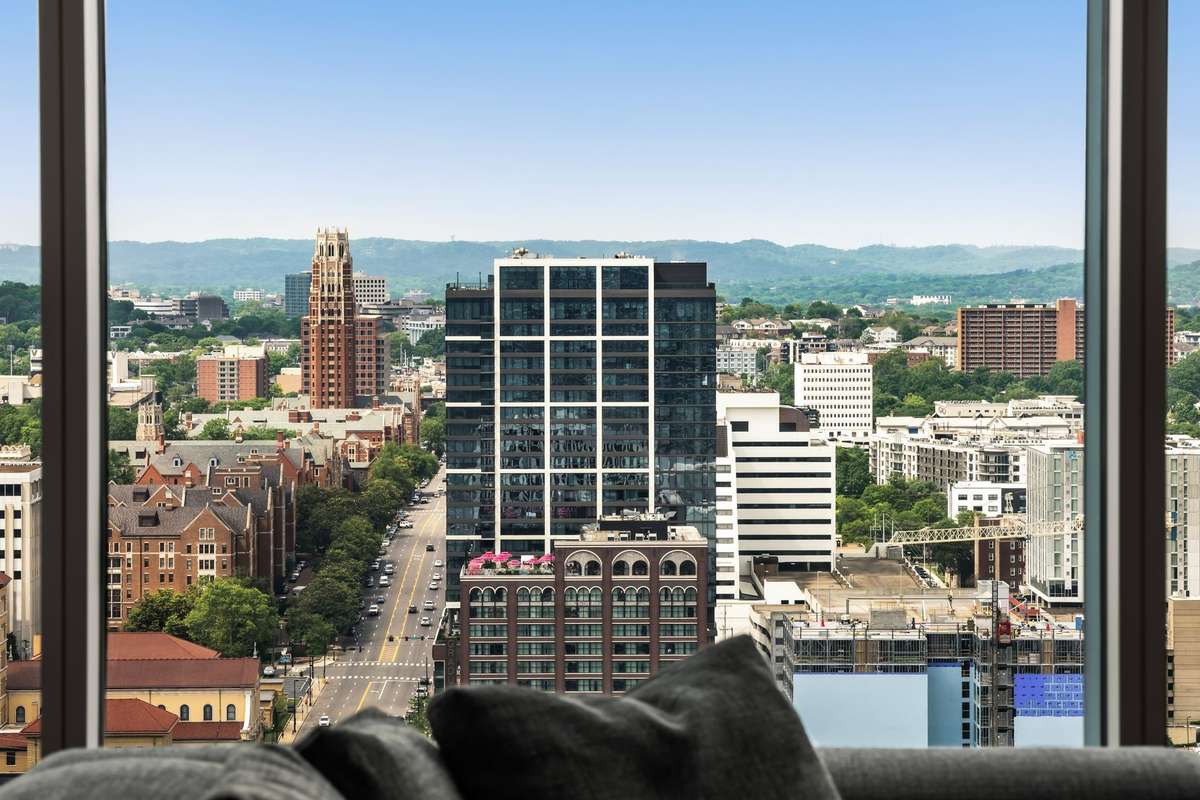 Skyline view from unit
