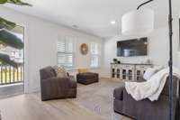 Your new bonus room offers versatility and has a balcony!