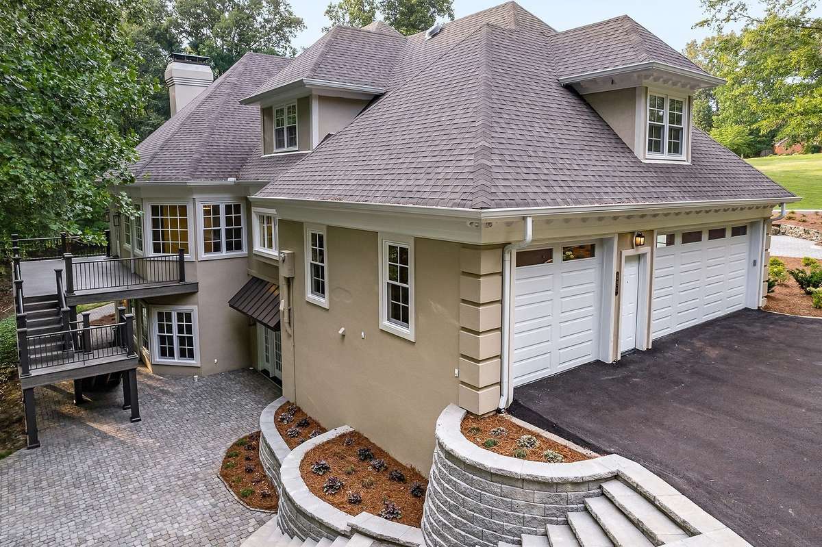 Multi-level areas for relaxing and entertaining, complete privacy in back of home!