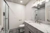 Full bath #1 on lower level