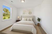 This is a virtual staging image for the beedroom #2.